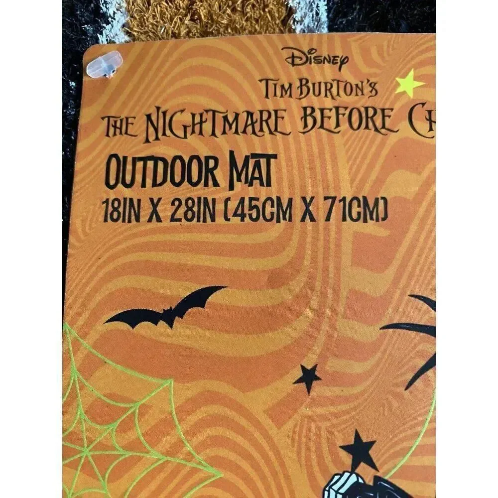 Disney Nightmare Before Christmas Jack Skellington Coir Doormat 18x30